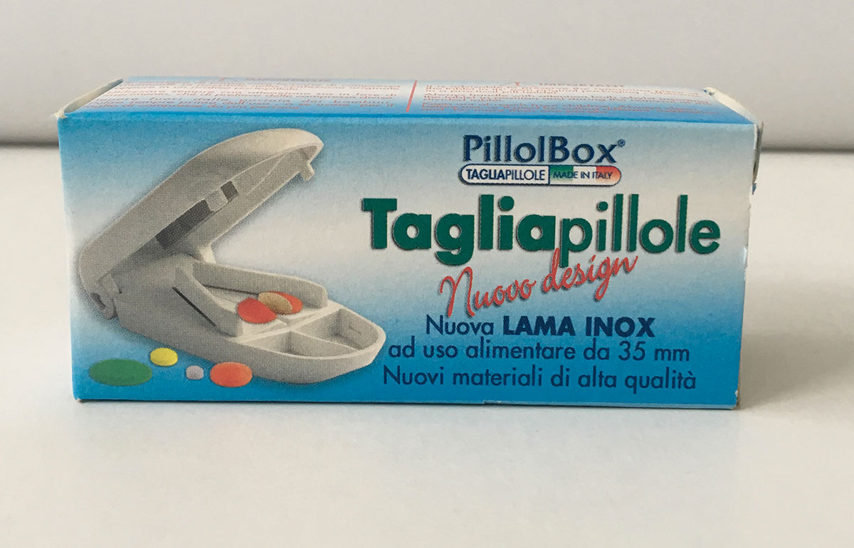 Tagliapillole Pillolbox Made in Italy